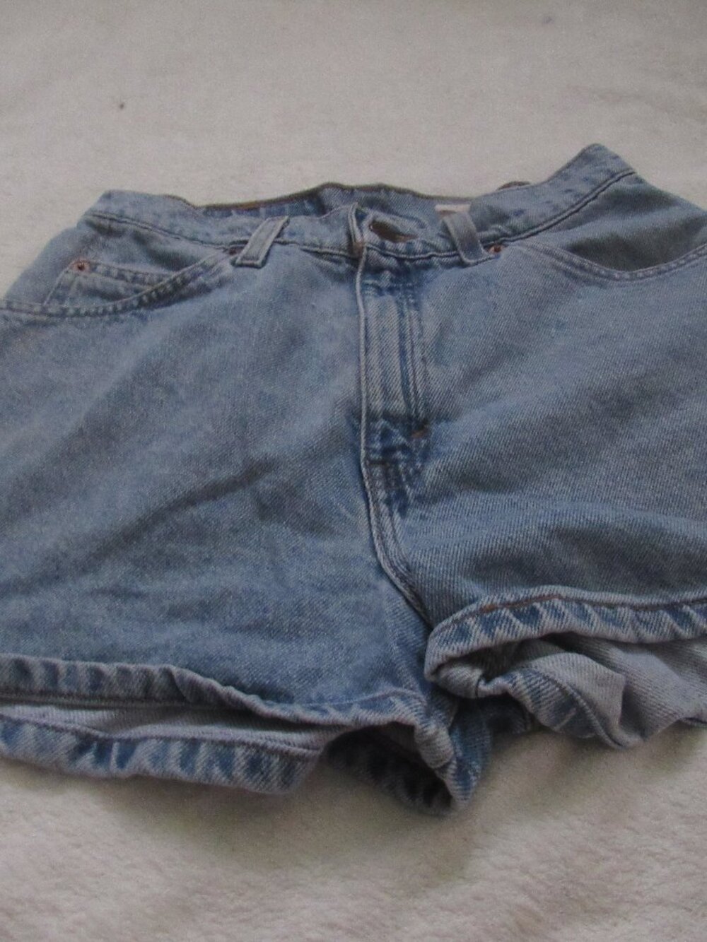Levi's Blue Jean Vintage 912 Slim Fit Shorts Size 7 Junior USED